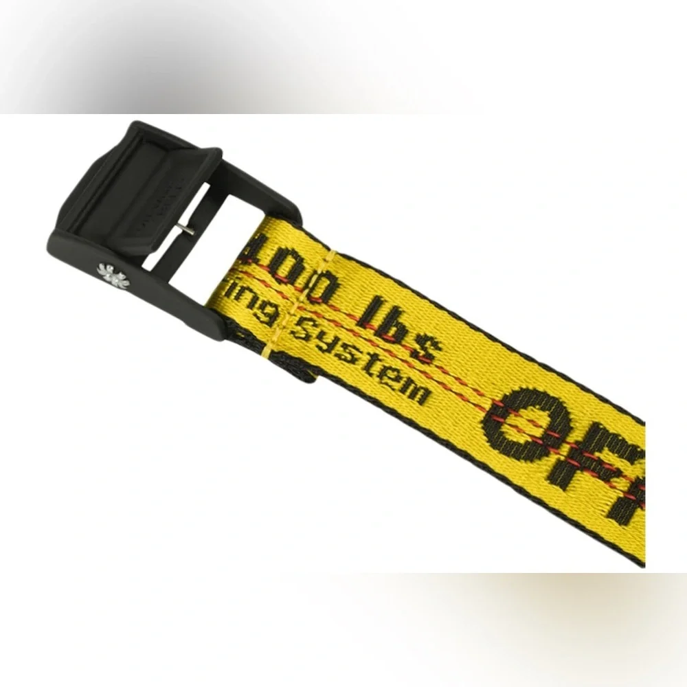 Off-White Men’s Mini Classic Yellow/ Black Industrial Logo Belt | NEW/NWT!!💛🖤‎
